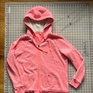 Vibrant Pink Hooded Sweatshirt
